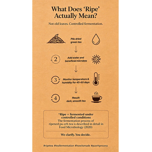 Why Ripe Tea Is Not Just Aged Tea