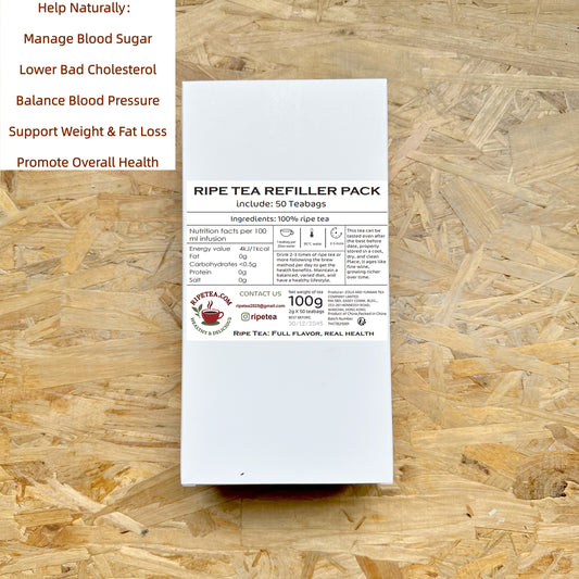 Ripe Tea Product One – Refill Pack (50 Tea Bags)